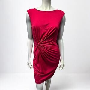 Red Sleeveless Fitted Max Studio Dress Size Medium